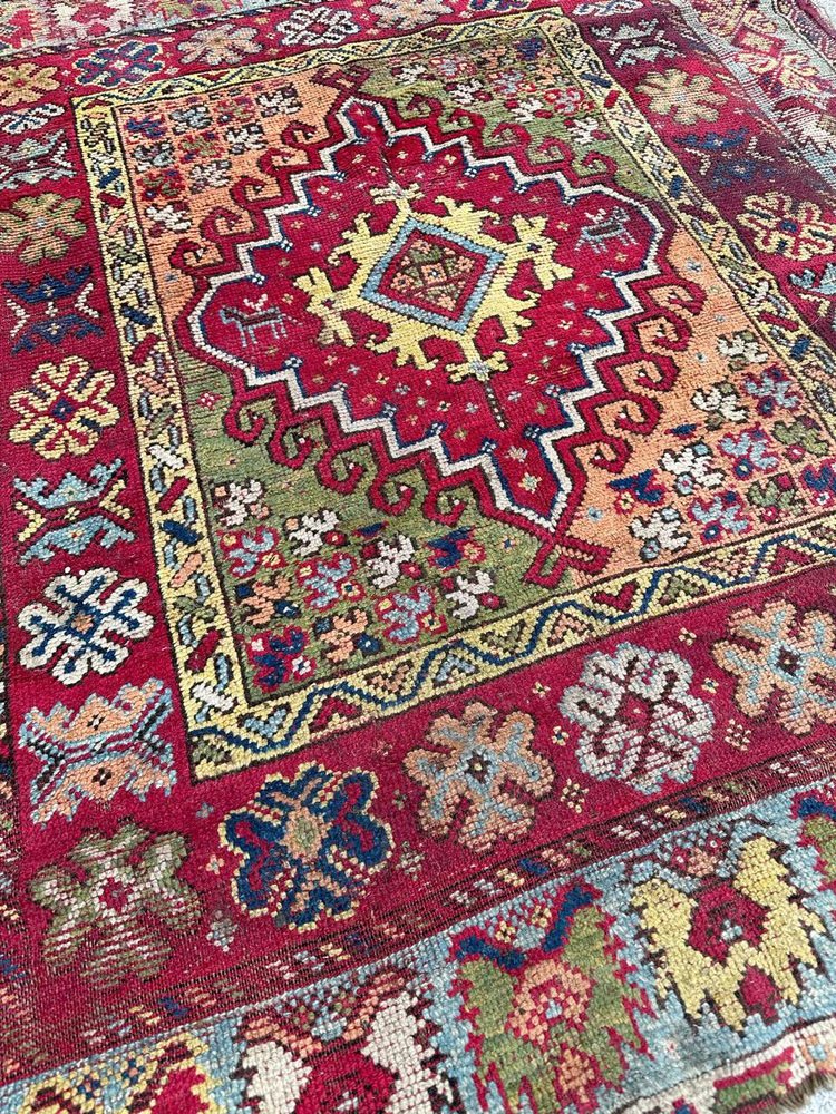 Antique Moroccan Rabat Rug, 1890s