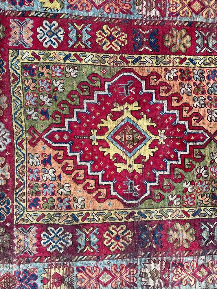 Antique Moroccan Rabat Rug, 1890s