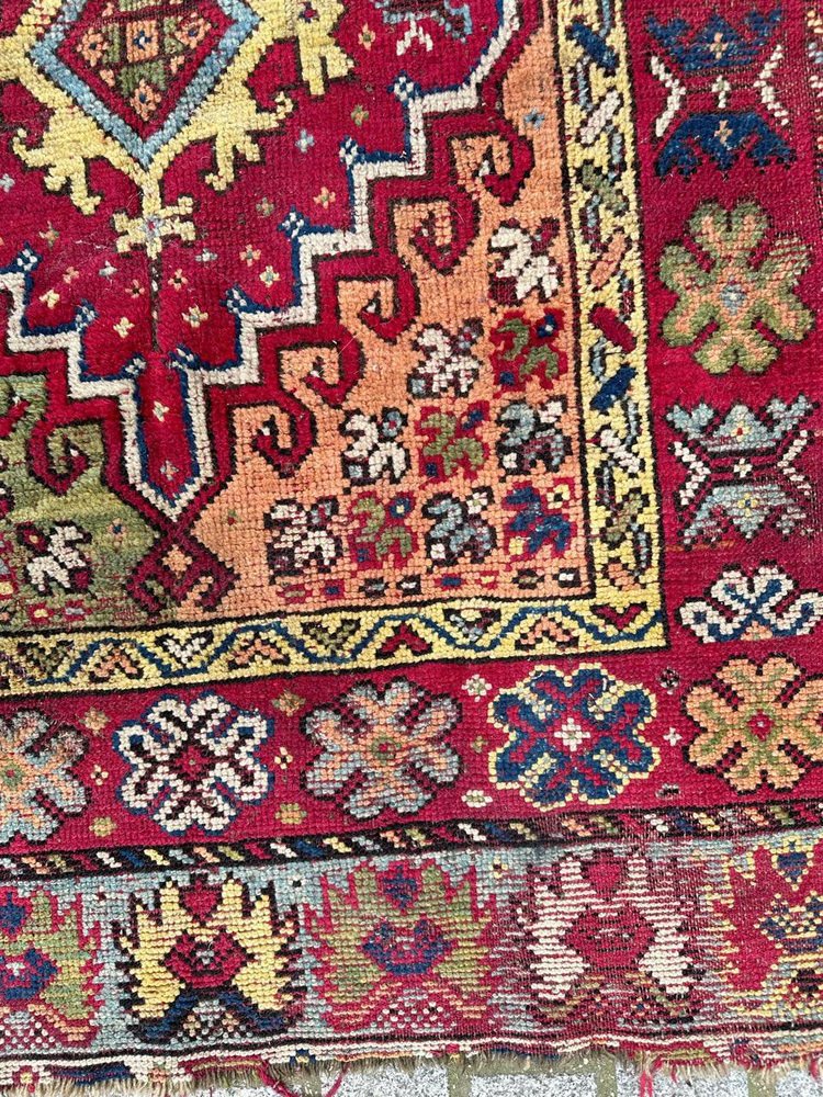 Antique Moroccan Rabat Rug, 1890s