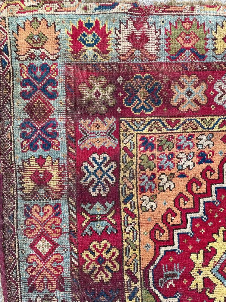 Antique Moroccan Rabat Rug, 1890s-YMM-1374636