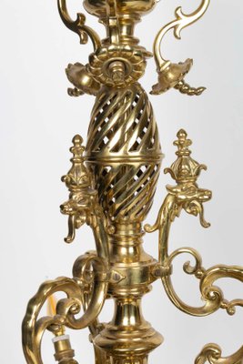 Antique Napoleon III Gilded Bronze Chandelier-WFS-548729