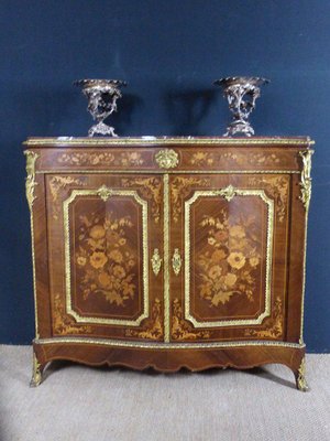 Antique Napoleon III Marquetry Buffet-WSV-605119