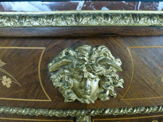 Antique Napoleon III Marquetry Buffet-WSV-605119