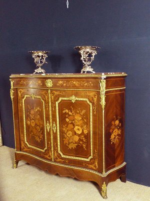 Antique Napoleon III Marquetry Buffet-WSV-605119