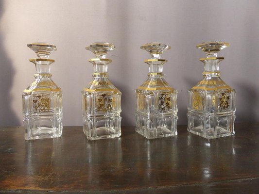 Antique Napoleon III Marquetry Liquor Cellar Set-WSV-605517