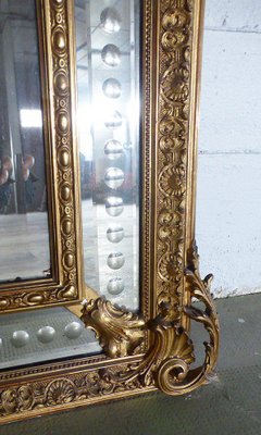 Antique Napoleon III Mirror with Reserves-WSV-605144