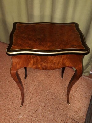 Antique Napoleon III Rosewood Coffee Table from Vervelle-AKA-695318