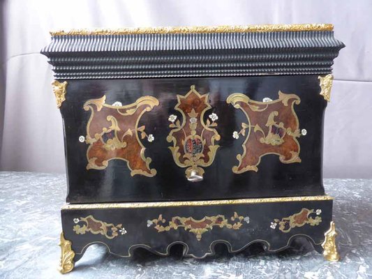 Antique Napoleon III Rosewood Liquor Cellar Set-WSV-605495