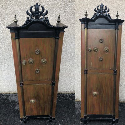 Antique Napoleon III Safe Cabinet-SDV-556686