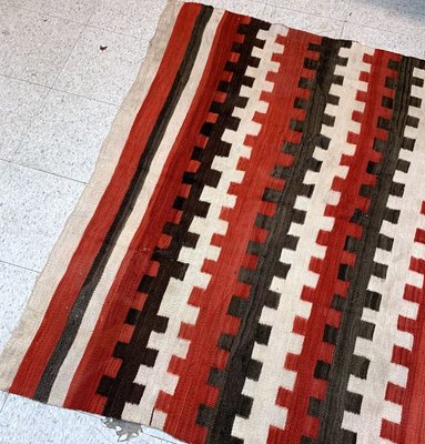 Antique Native American Handmade Navajo Blanket, 1870s-JZV-971801