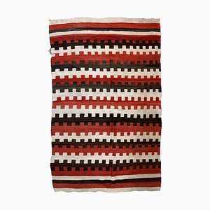 Antique Native American Handmade Navajo Blanket, 1870s-JZV-971801