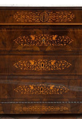 Antique Neapolitan Smith Style Chest of Drawers in Mahogany-KKK-1182126