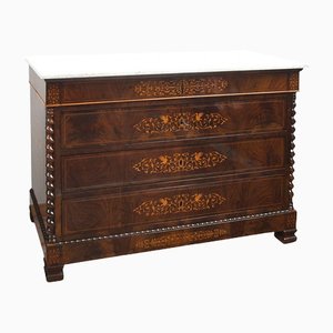 Antique Neapolitan Smith Style Chest of Drawers in Mahogany-KKK-1182126