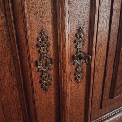 Antique Neo-Baroque Oak Buffet, Netherlands, 1900s-FRB-1816100