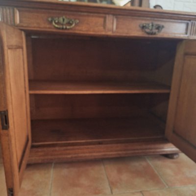 Antique Neo-Baroque Oak Buffet, Netherlands, 1900s-FRB-1816100