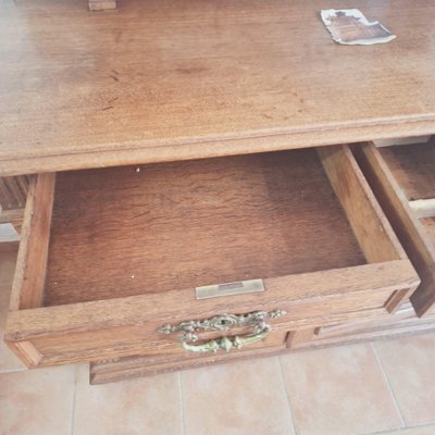 Antique Neo-Baroque Oak Buffet, Netherlands, 1900s-FRB-1816100