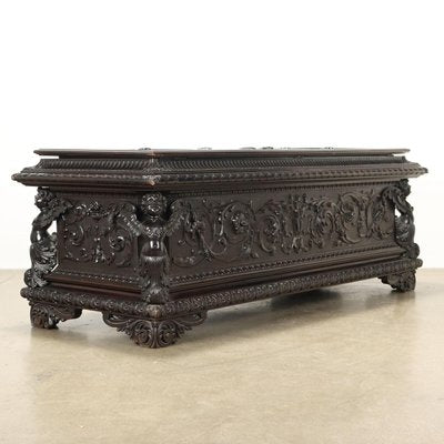 Antique Neo-Renaissance Style Bench in Walnut-VMM-2023944