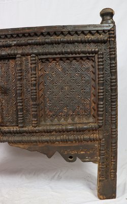 Antique Nomadic Turkmen Yurt Treasure Dowry Chest-UZN-1402889