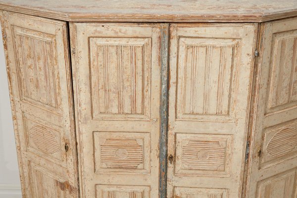 Antique Northern Swedish Gustavian Style Country Pine Sideboard-MJF-1740728