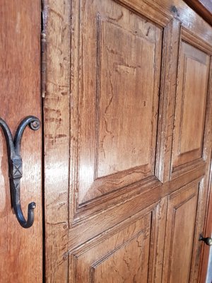 Antique Oak 6-Panel Door with Framework-NQV-722925