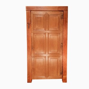 Antique Oak 6-Panel Door with Framework-NQV-722925