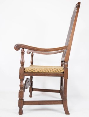 Antique Oak Armchair, 1920s-UY-1005730