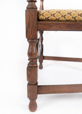 Antique Oak Armchair, 1920s-UY-1005730