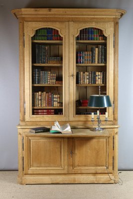 Antique Oak Bookcase, 1990s-WSV-2028189