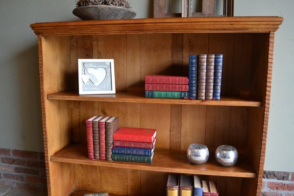 Antique Oak Bookcase-GTG-2019534