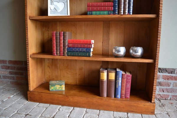 Antique Oak Bookcase-GTG-2019534