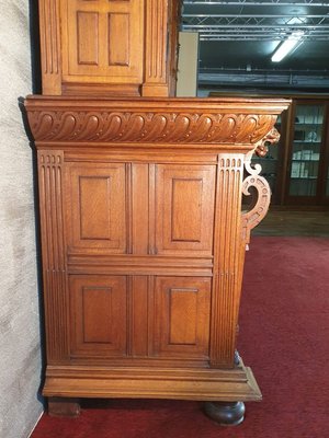 Antique Oak Bookcase-NQV-767805