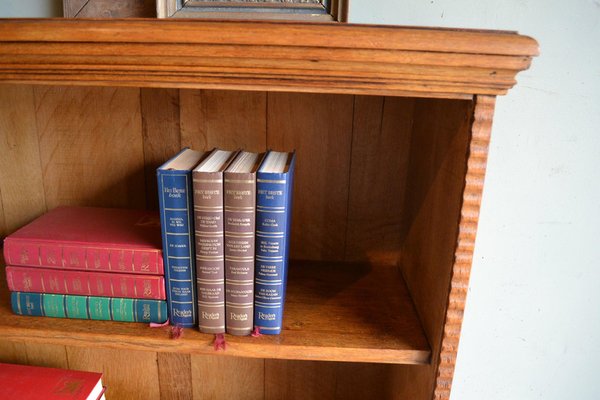 Antique Oak Bookcase-GTG-2019534