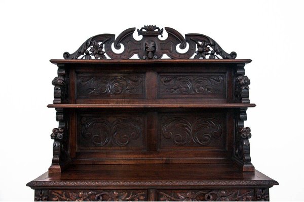 Antique Oak Chest of Drawers, 1880s-BXB-721968