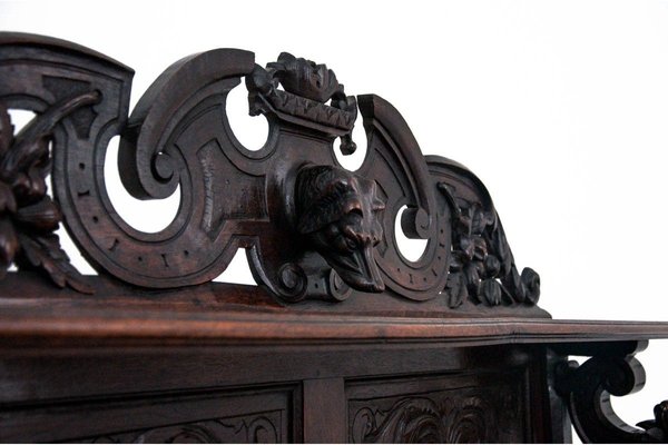 Antique Oak Chest of Drawers, 1880s-BXB-721968