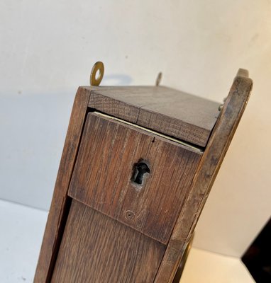 Antique Oak Mechanical Billiard Clock with Timer by P. O. Pedersen Copenhagen, 1920s-LCR-1399284