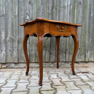 Antique Oak Side Table, France, 1750s-ALF-2033626