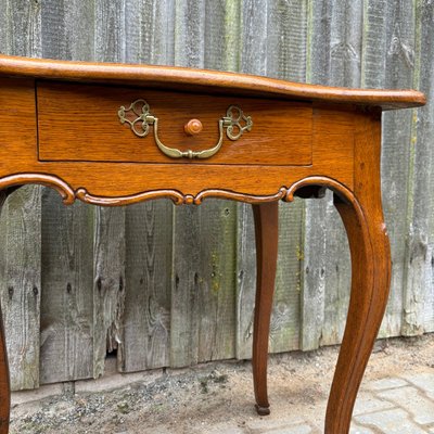 Antique Oak Side Table, France, 1750s-ALF-2033626