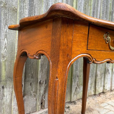 Antique Oak Side Table, France, 1750s-ALF-2033626