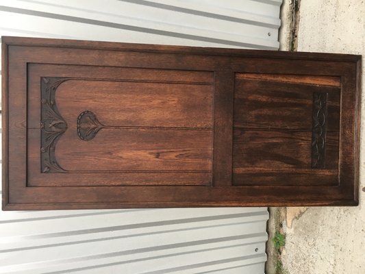 Antique Oak Wardrobe Door-WQQ-1065536