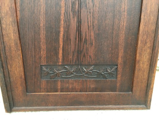 Antique Oak Wardrobe Door-WQQ-1065536