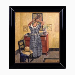 Antique Oil on Canvas by Knud Ove Hilkier, 1900s-SA-663705