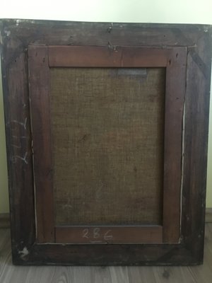 Antique Oil Painting on Canvas, 1920s-WQQ-963809