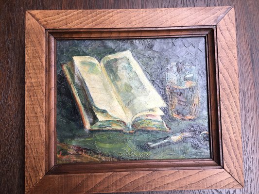 Antique Oil Painting on Canvas by Luis-WQQ-970213