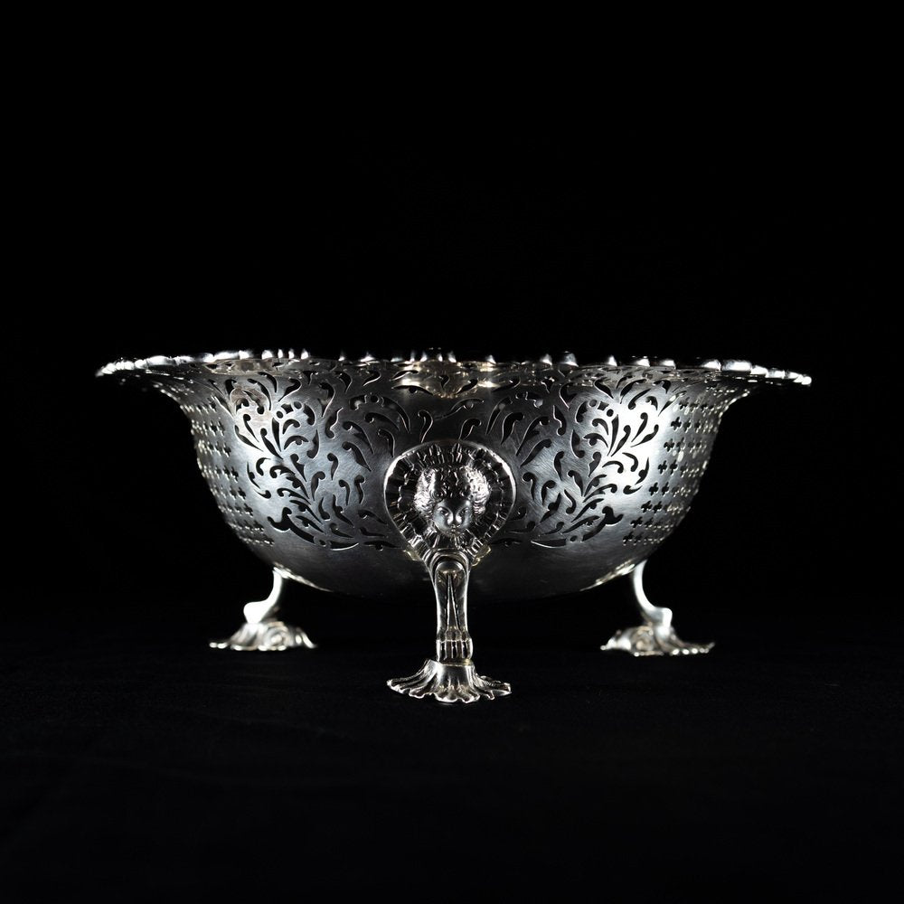 Antique Openwork Silver Basket, 1771