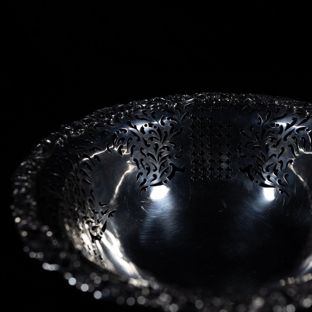 Antique Openwork Silver Basket, 1771