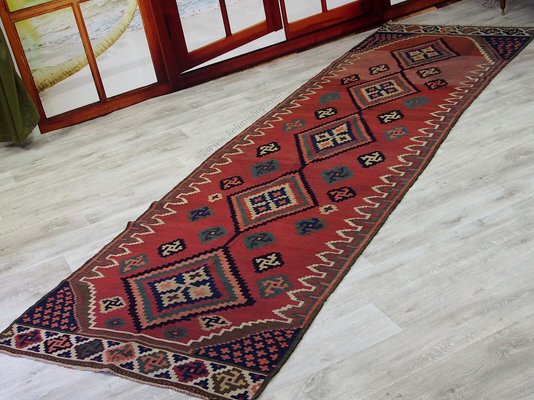 Antique Oriental Nomadic Ardabil Kilim, 1930s-UZN-1411004