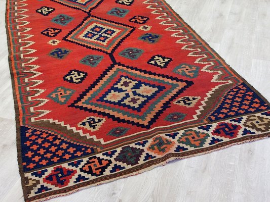 Antique Oriental Nomadic Ardabil Kilim, 1930s-UZN-1411004