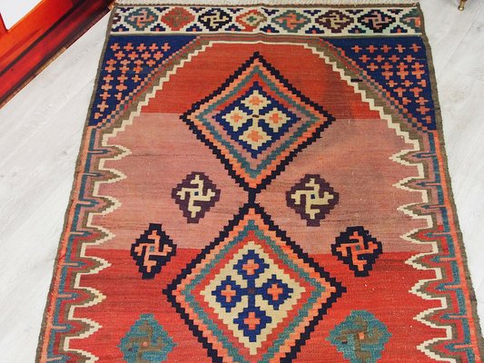 Antique Oriental Nomadic Ardabil Kilim, 1930s-UZN-1411004