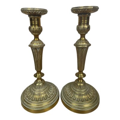 Antique Ormolu Candlesticks, Set of 2-SDV-958211