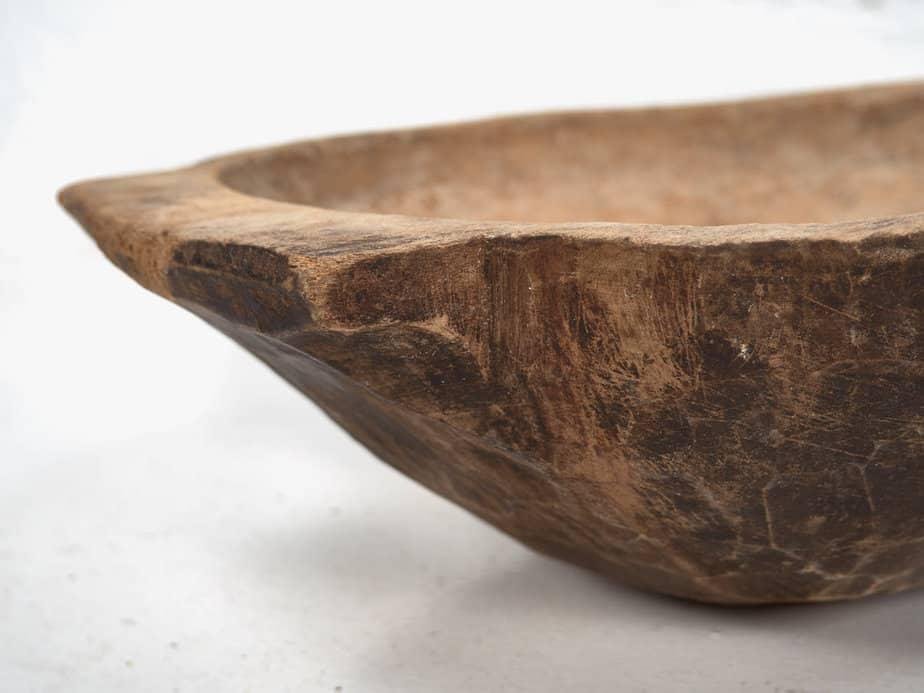 Antique Oval Flour Kneading Bowl, 1900